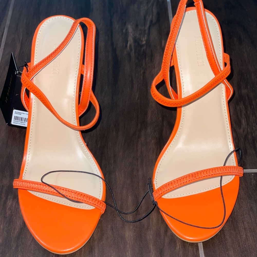 Brand new Orange forever 21 heels